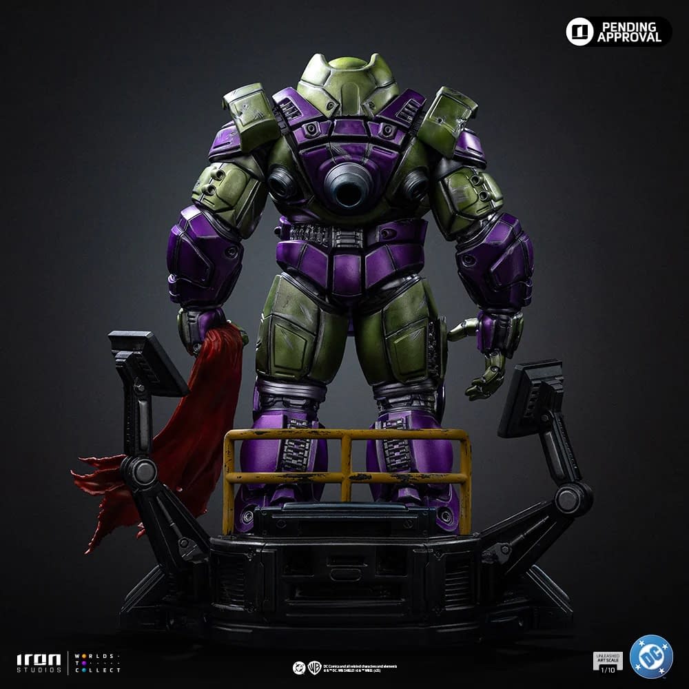 DC Comics Lex Luthor Suits Up with New 1/10 Iron Studios Statue 