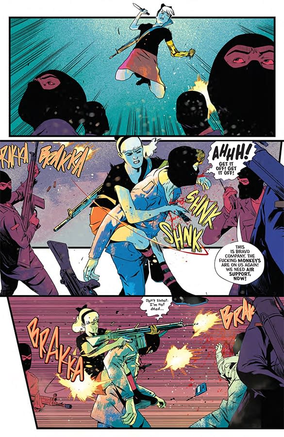 Interior preview page from We're Taking Everyone Down With Us #6