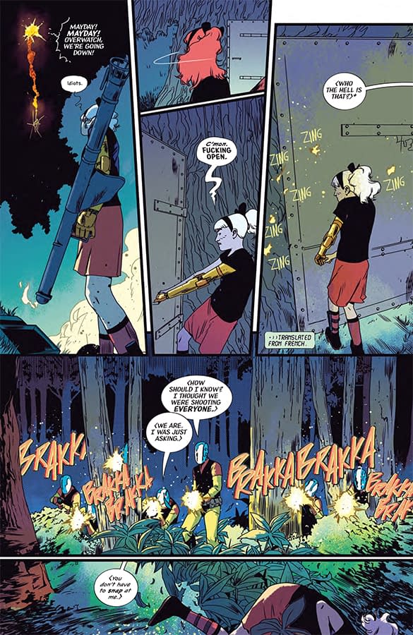 Interior preview page from We're Taking Everyone Down With Us #6