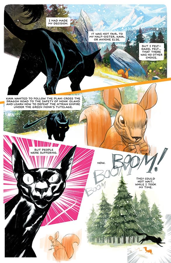 Interior preview page from Colossal Kaya