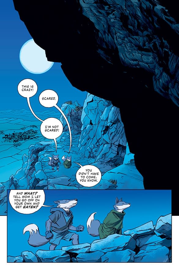 Interior preview page from Colossal Kaya