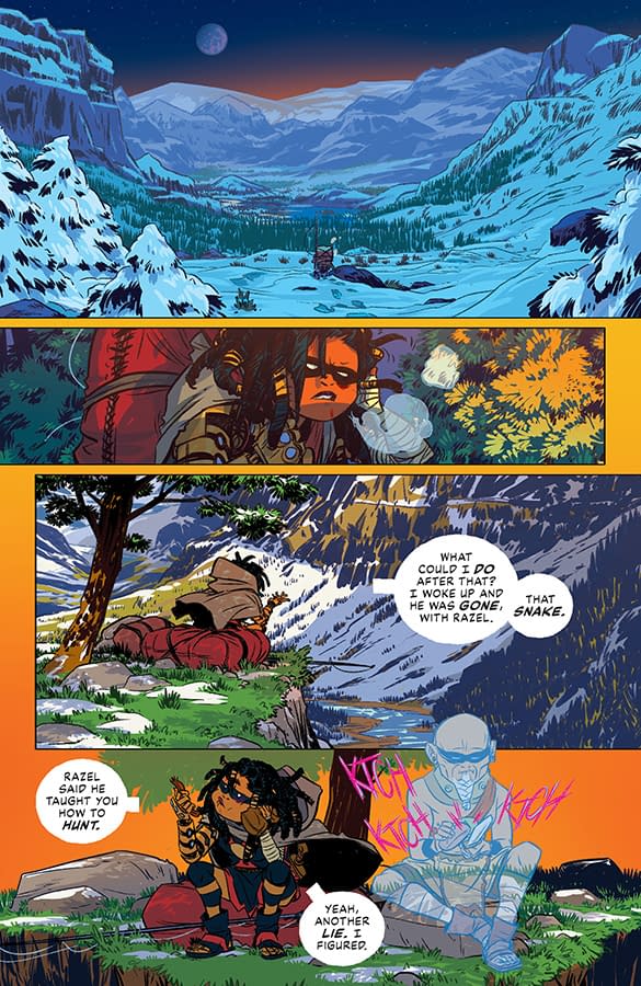 Interior preview page from Colossal Kaya