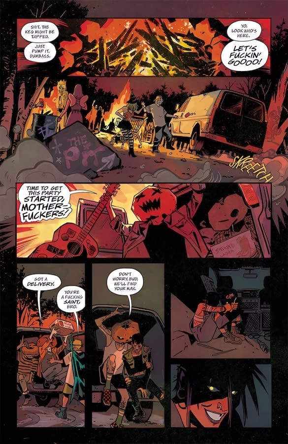 Interior preview page from Exquisite Corpses #7