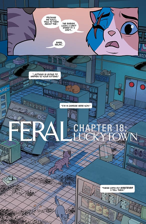 Interior preview page from Feral #18
