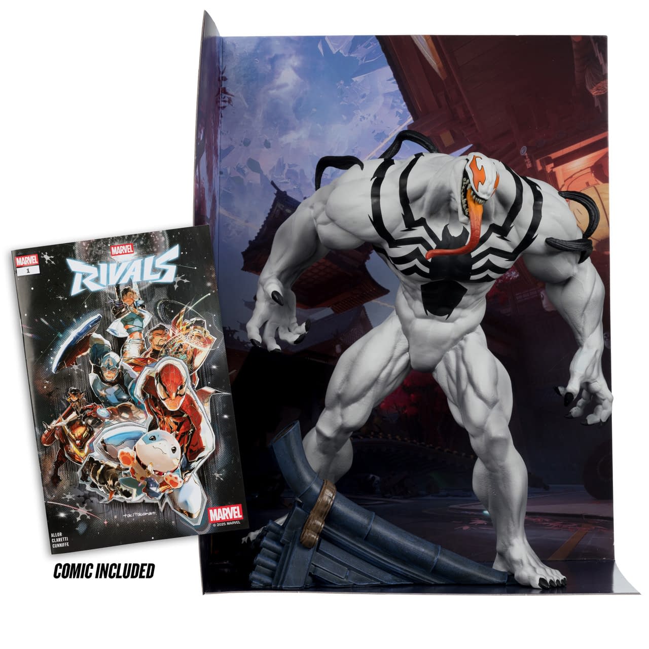 Marvel Rivals Anti-Venom 1/6 Platinum Statue Arrives from McFarlane