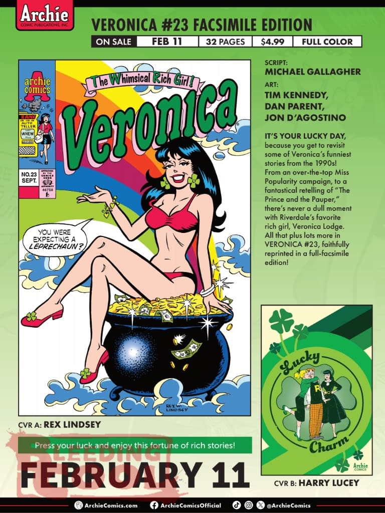 Archie Comics Full February 2026 Solicits