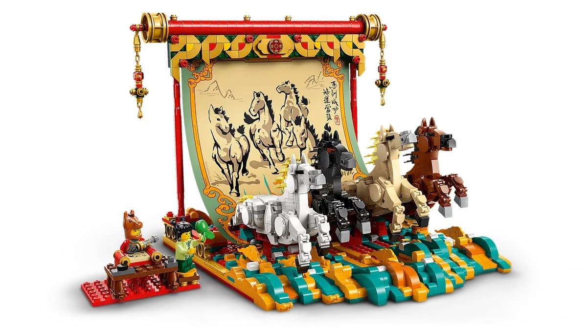 LEGO Debuts New Year of the Horse Galloping Horse Canvas Set