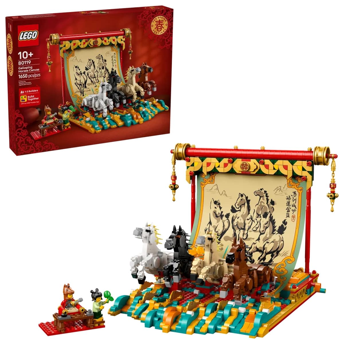 LEGO Debuts New Year of the Horse Galloping Horse Canvas Set