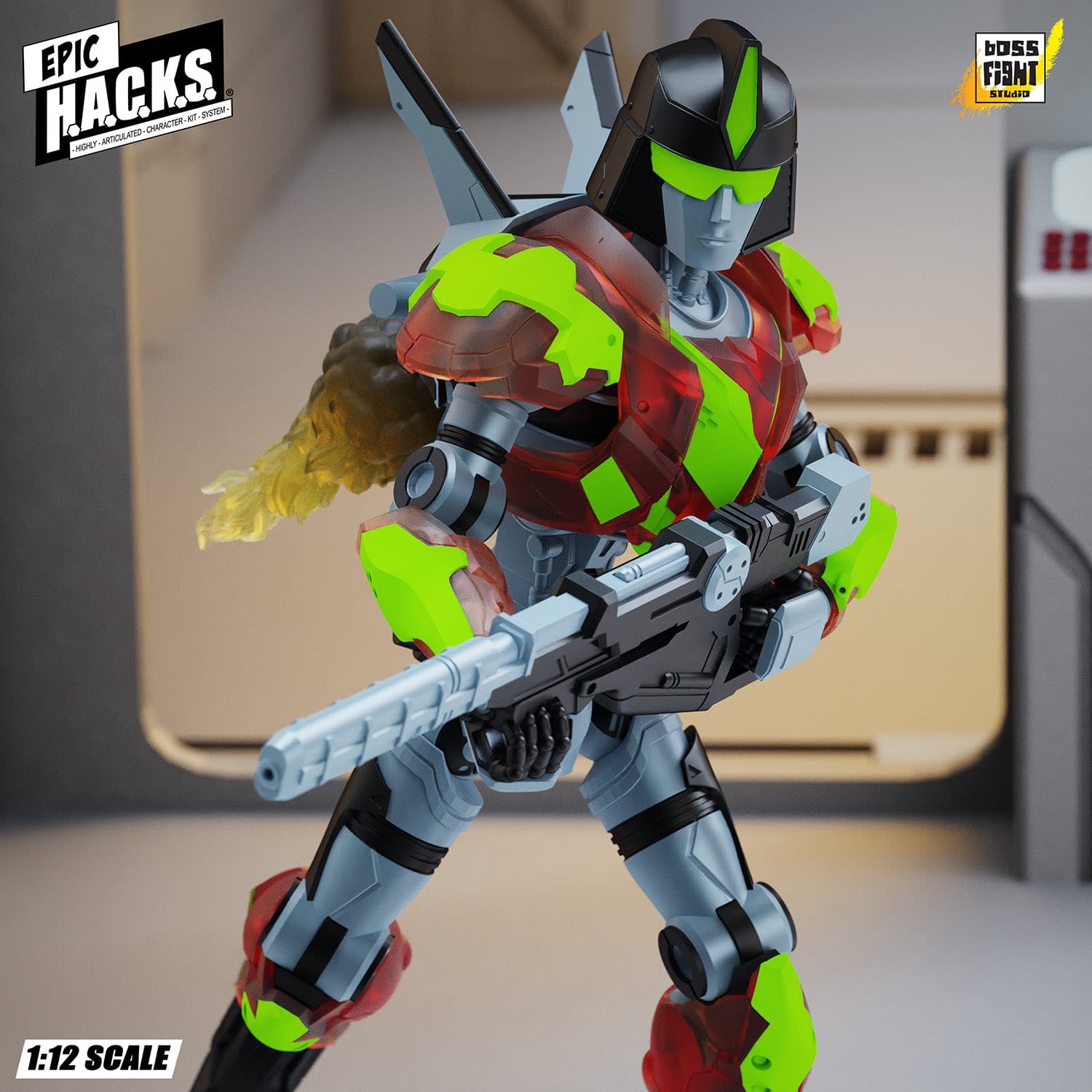 Boss Fight Studio Unveils New CGT Combat Drone Epic H.A.C.K.S.