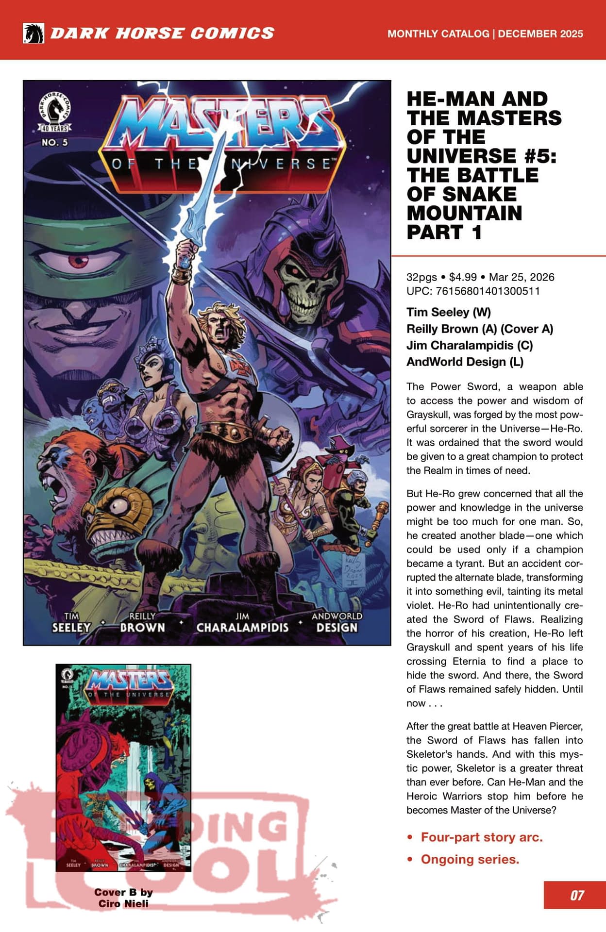 Dark Horse Comics March 2026 Solicits