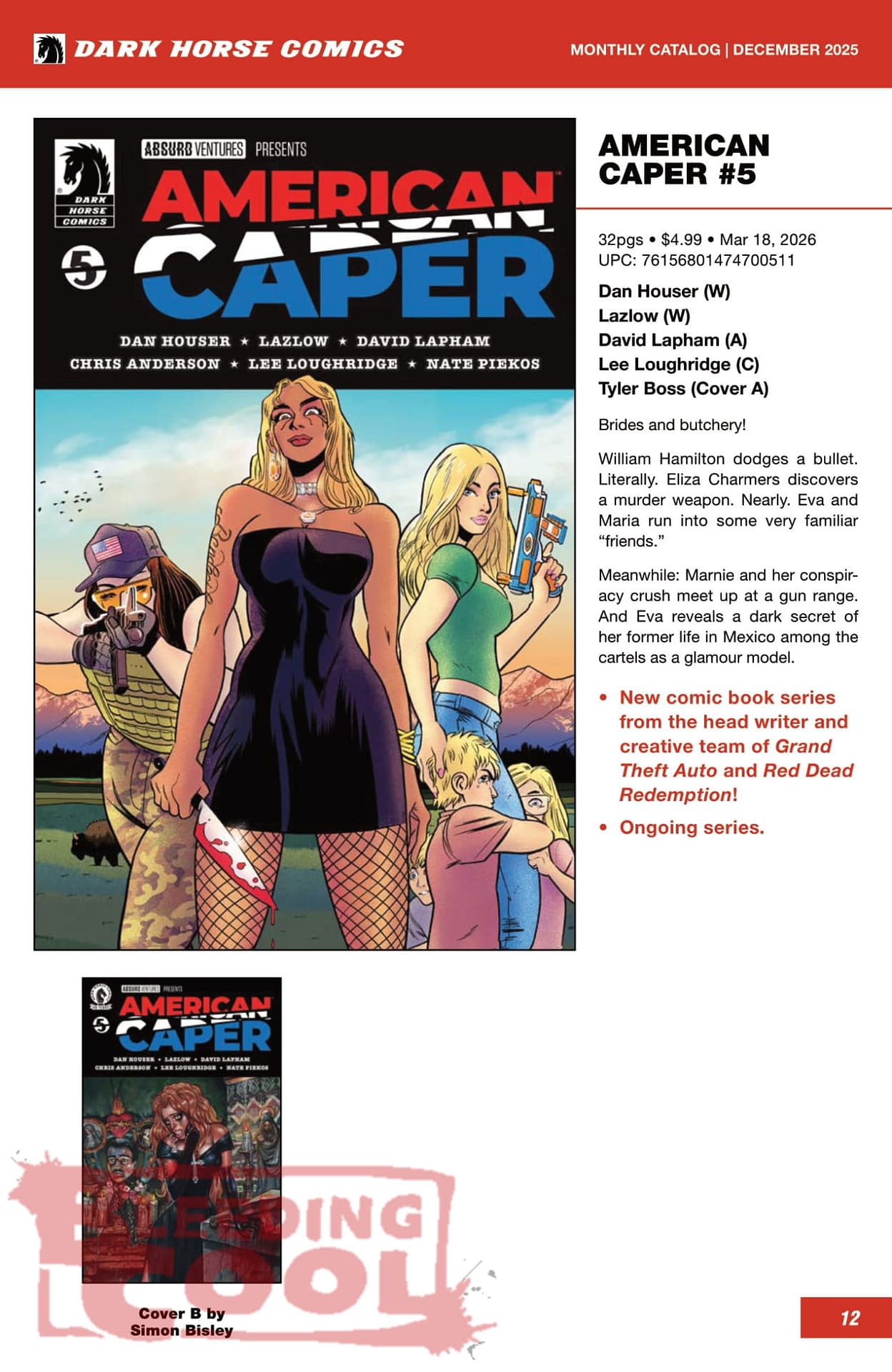 Dark Horse Comics March 2026 Solicits