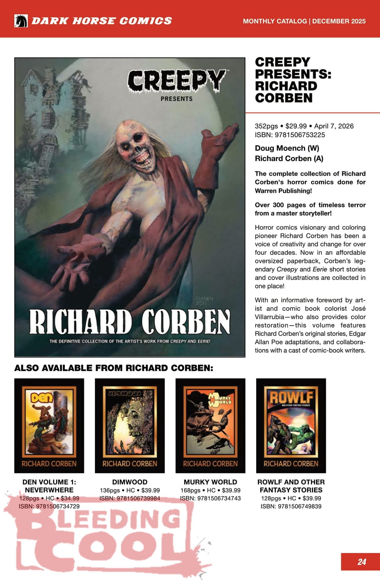 Dark Horse Comics March 2026 Solicits