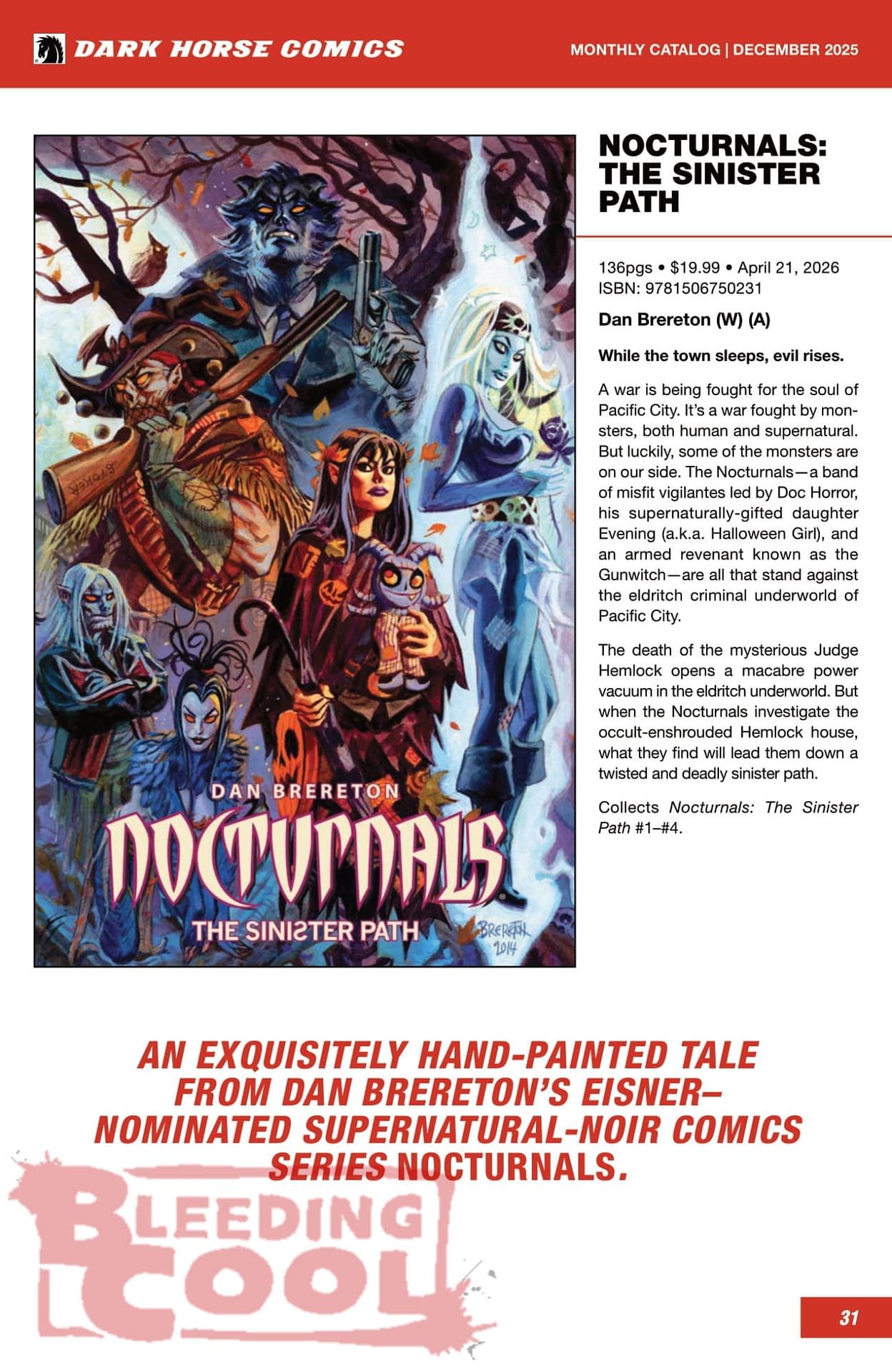 Dark Horse Comics March 2026 Solicits