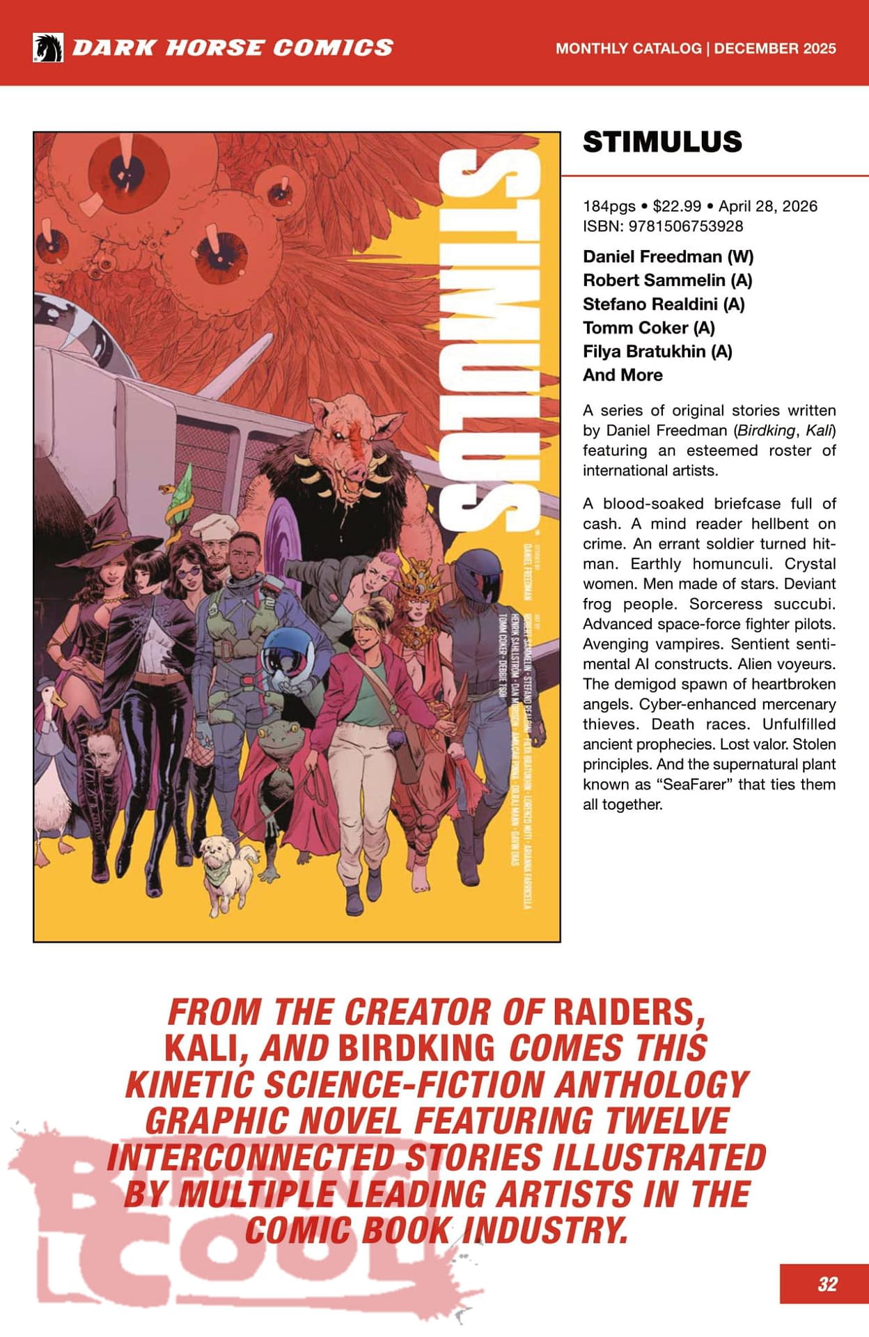 Dark Horse Comics March 2026 Solicits