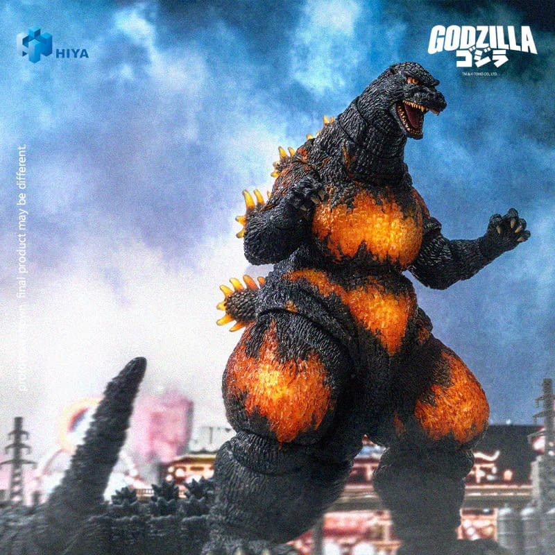 Hiya Debuts New Burning Godzilla vs. Destoroyah (1995) 7" Figure