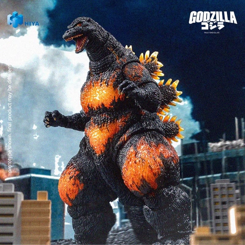 Hiya Debuts New Burning Godzilla vs. Destoroyah (1995) 7" Figure