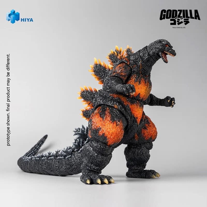 Hiya Debuts New Burning Godzilla vs. Destoroyah (1995) 7" Figure