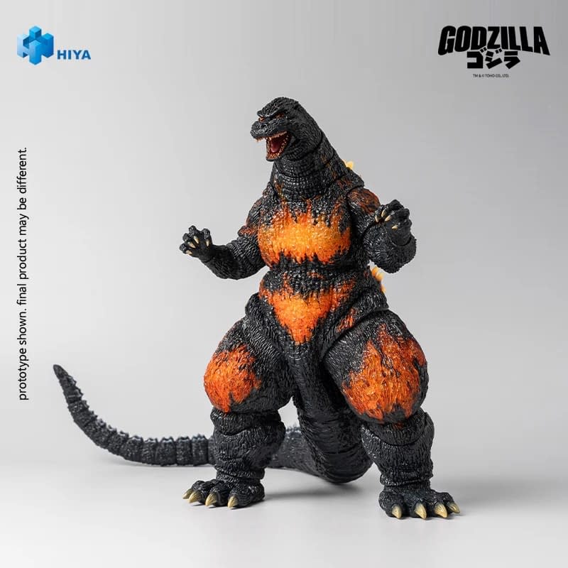 Hiya Debuts New Burning Godzilla vs. Destoroyah (1995) 7" Figure