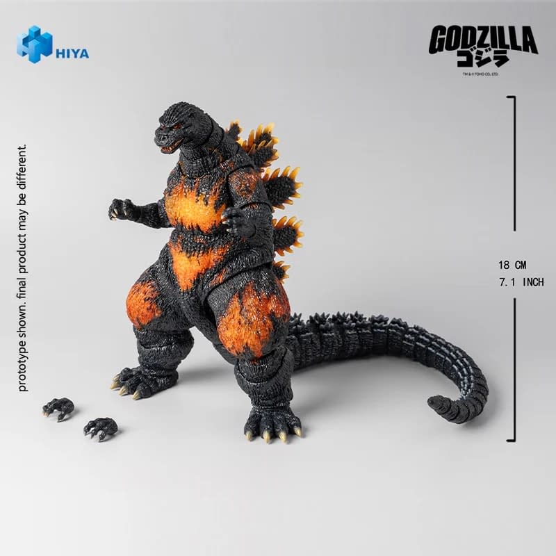 Hiya Debuts New Burning Godzilla vs. Destoroyah (1995) 7" Figure