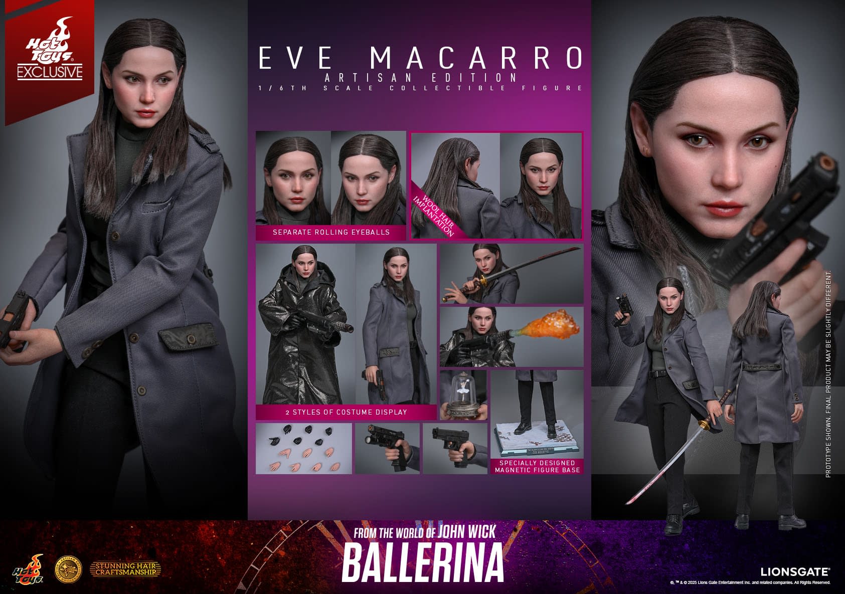 Hot Toys Unveils New Ballerina Eve Macarro (Artisan Edition) Figure