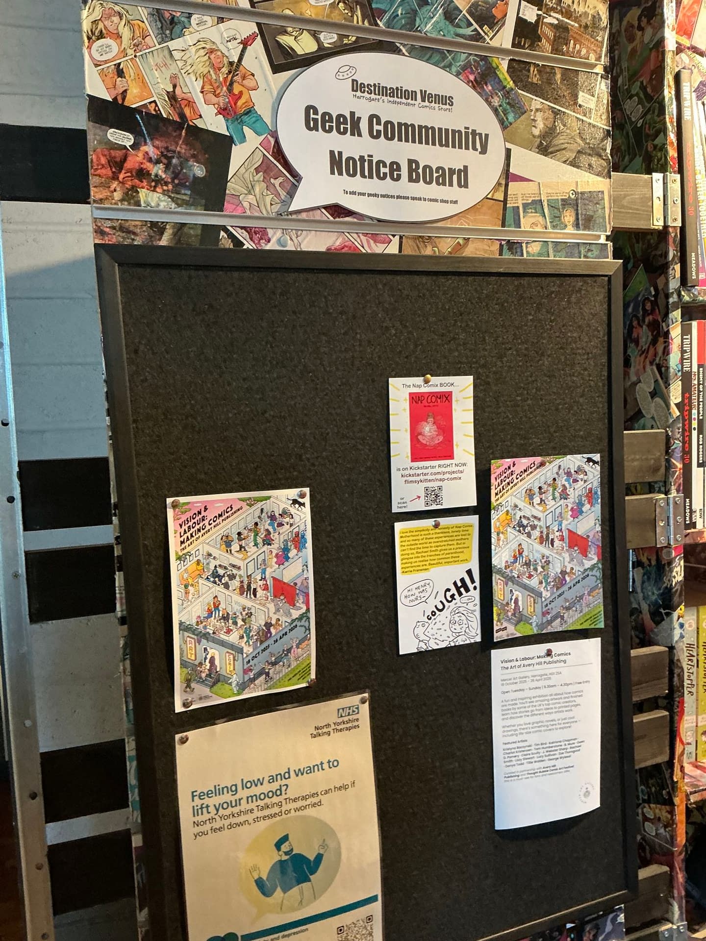 Avery Hill At The Mercer Gallery At Harrogate For Thought Bubble