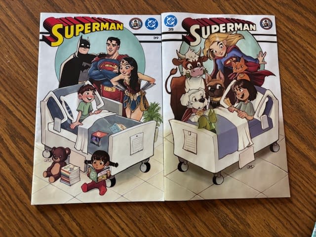 ComicBooks For Kids variant covers to Superman #39