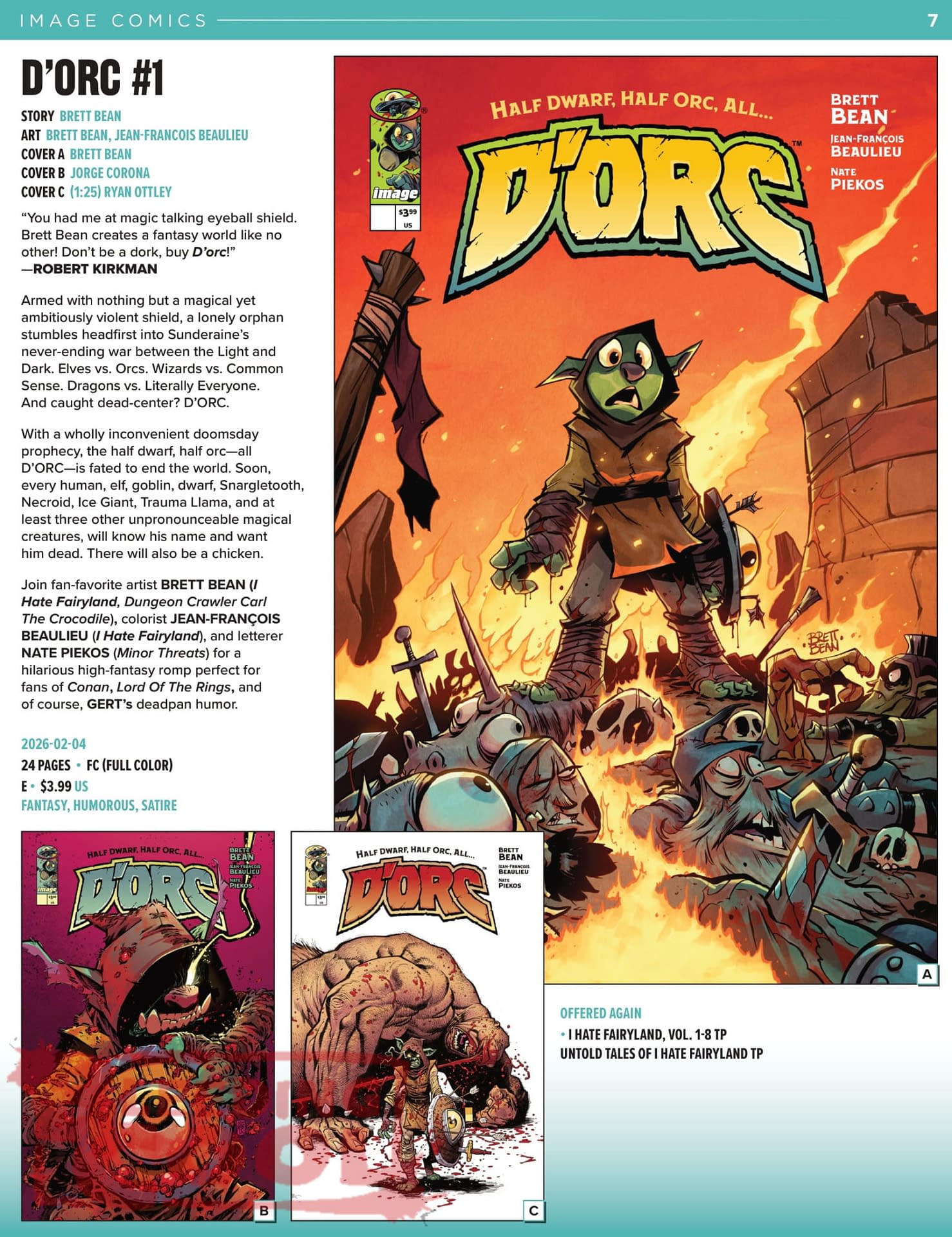 Image Comics February 2026 Solicits