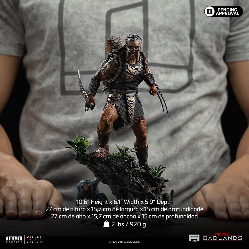 Adventure Awaits with Iron Studios New 1/10 Predator: Badlands Statue 