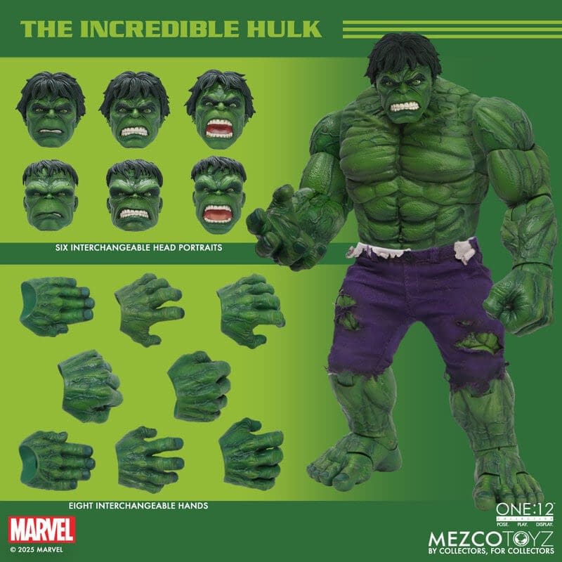 The Incredible Hulk Smashes Into Mezco Toyz with New One:12
