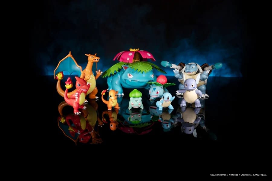 New Pokémon Kanto Region First Partners Set Debuts from Jazwares