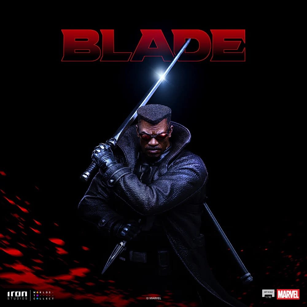 Marvel Comics Blade Goes on the Bloodhunt with Iron Studios 