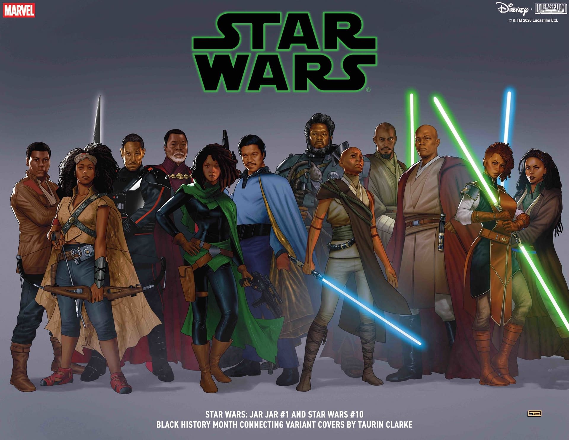 Star Wars Black History Month Covers From Marvel In February 2026