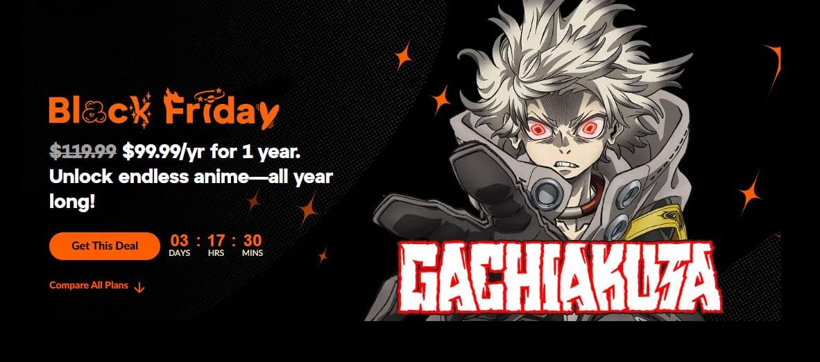 Crunchyroll Offering Big Black Friday Subscription Deals