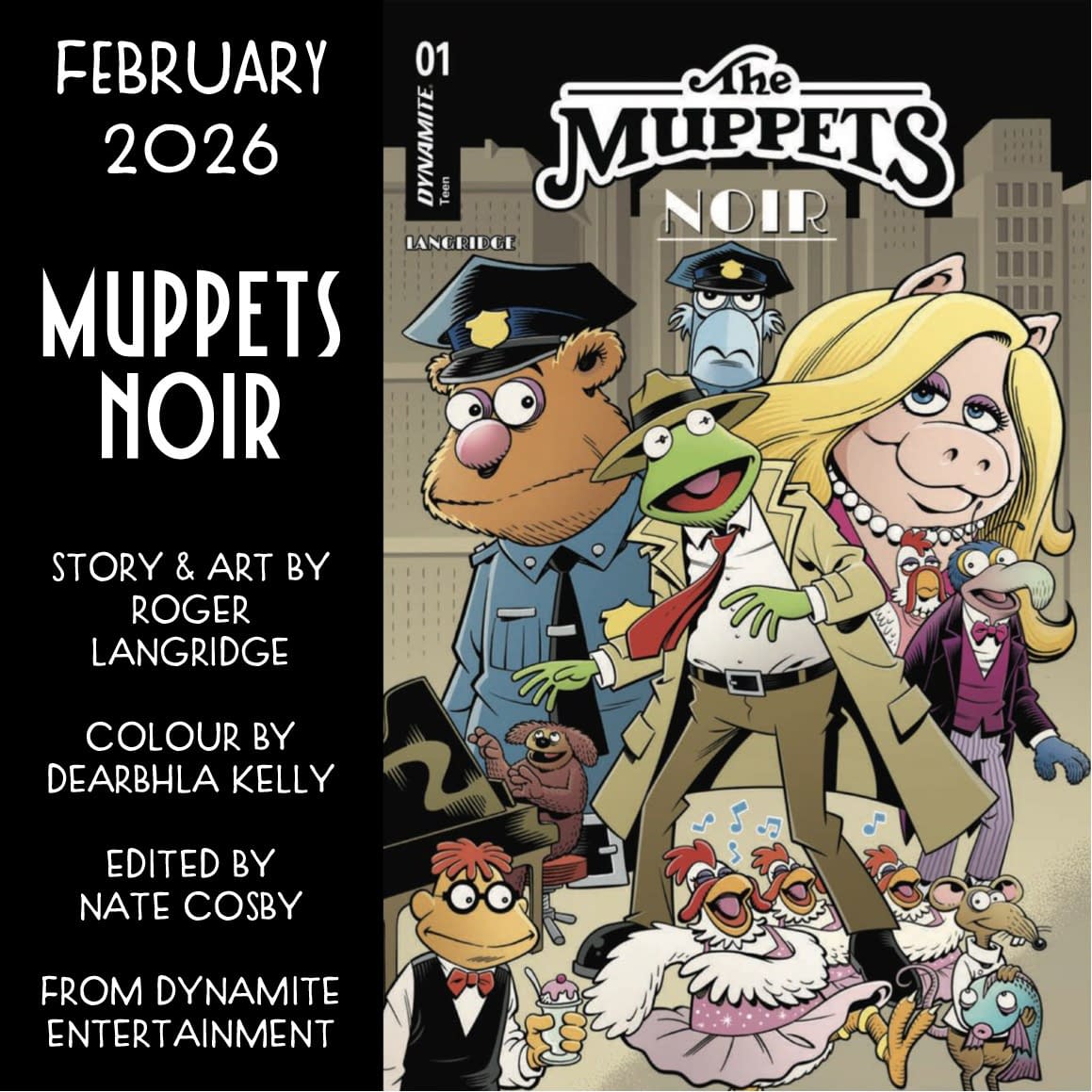 Riger Langridge Retturns To The Muppets In 2026 With Muppets Noir