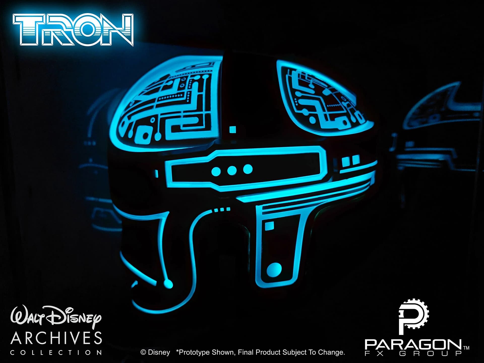 Paragon FX Group Reveals Walt Disney Archives Replica Tron Helmet