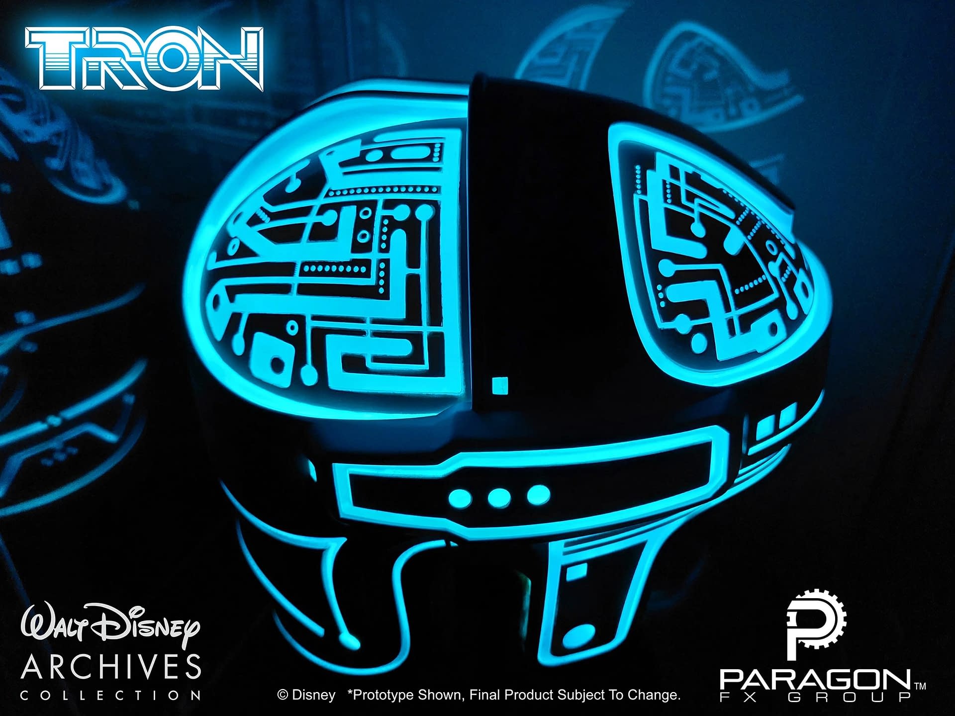 Paragon FX Group Reveals Walt Disney Archives Replica Tron Helmet
