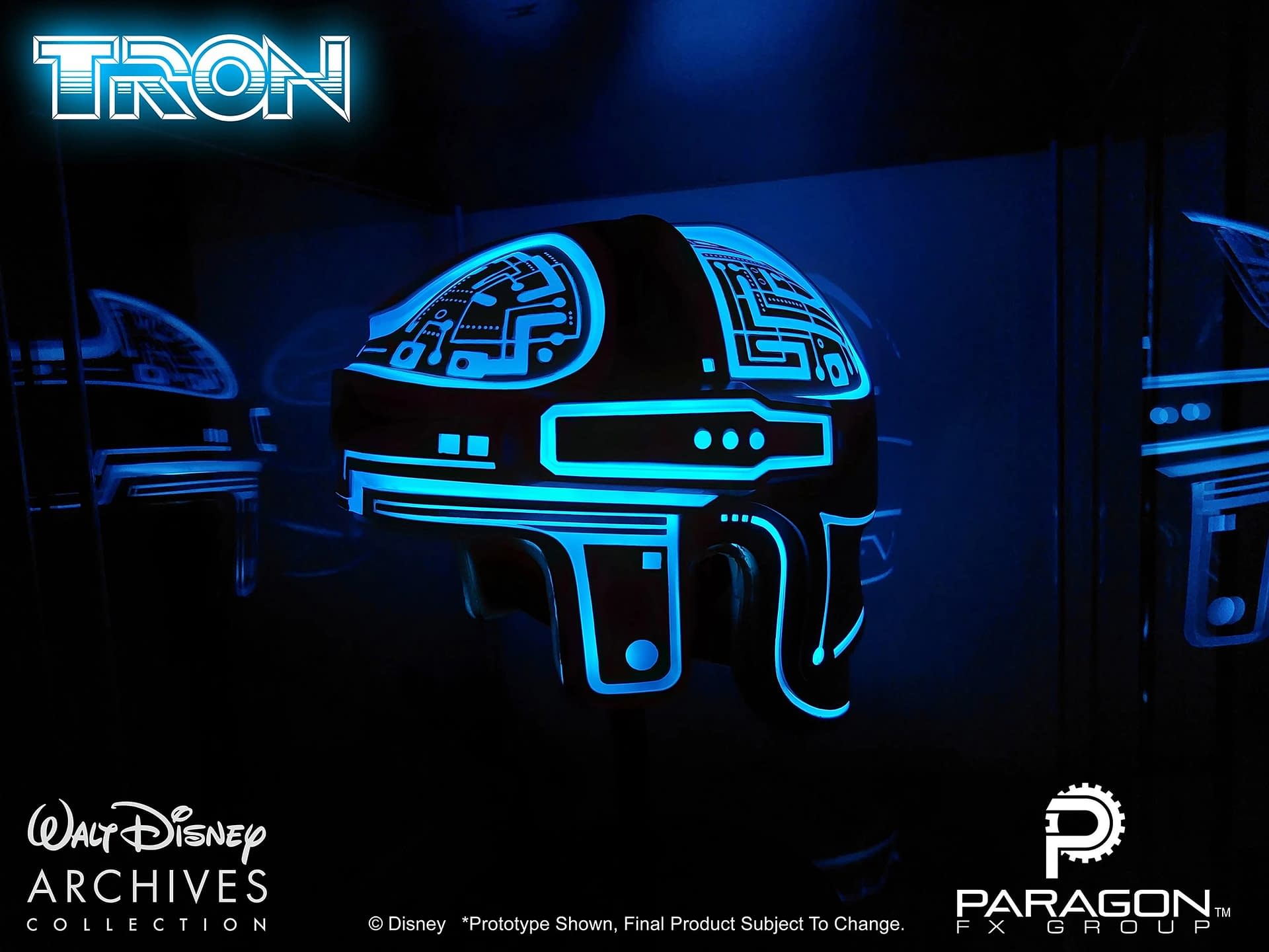 Paragon FX Group Reveals Walt Disney Archives Replica Tron Helmet