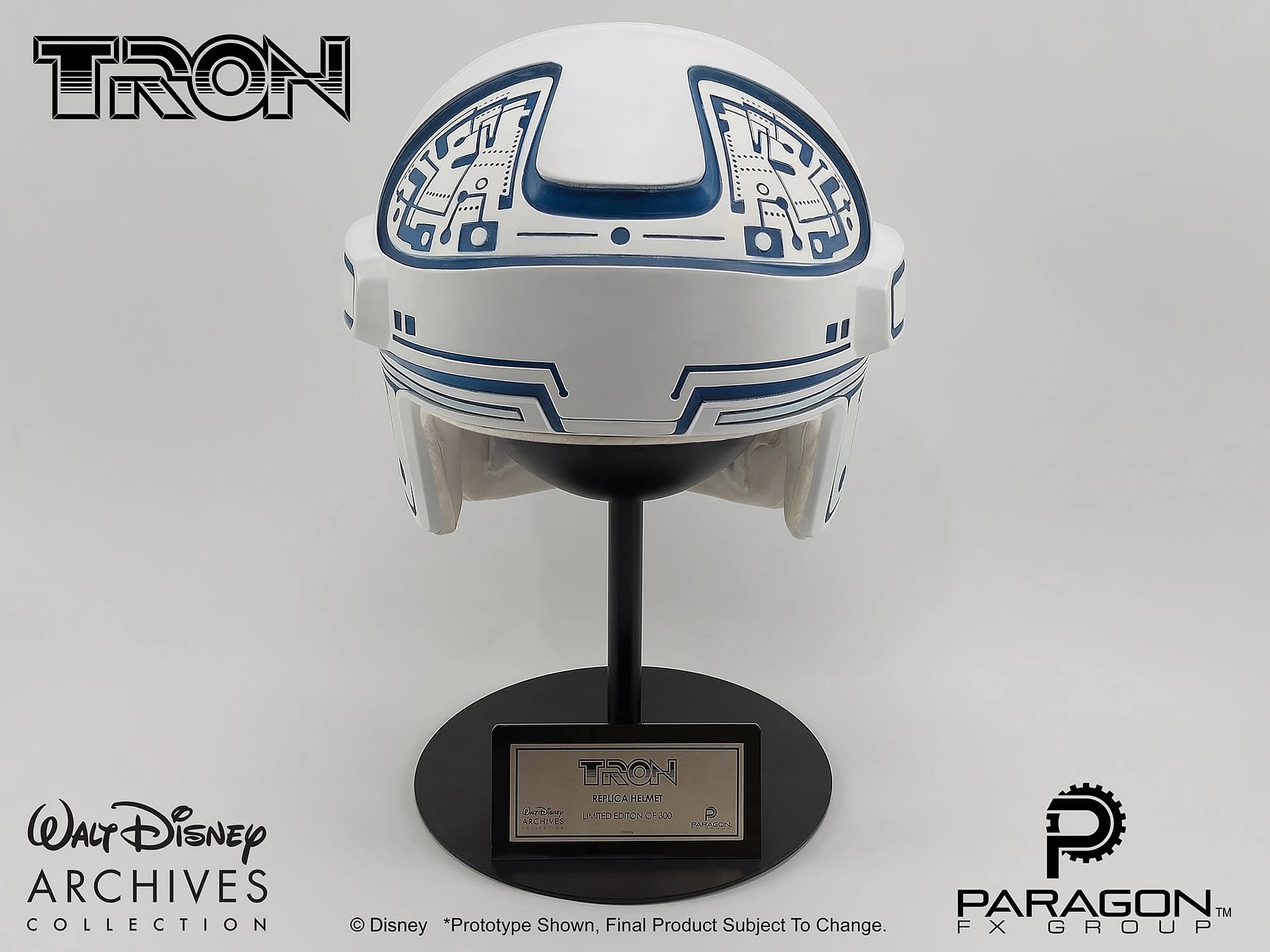 Paragon FX Group Reveals Walt Disney Archives Replica Tron Helmet