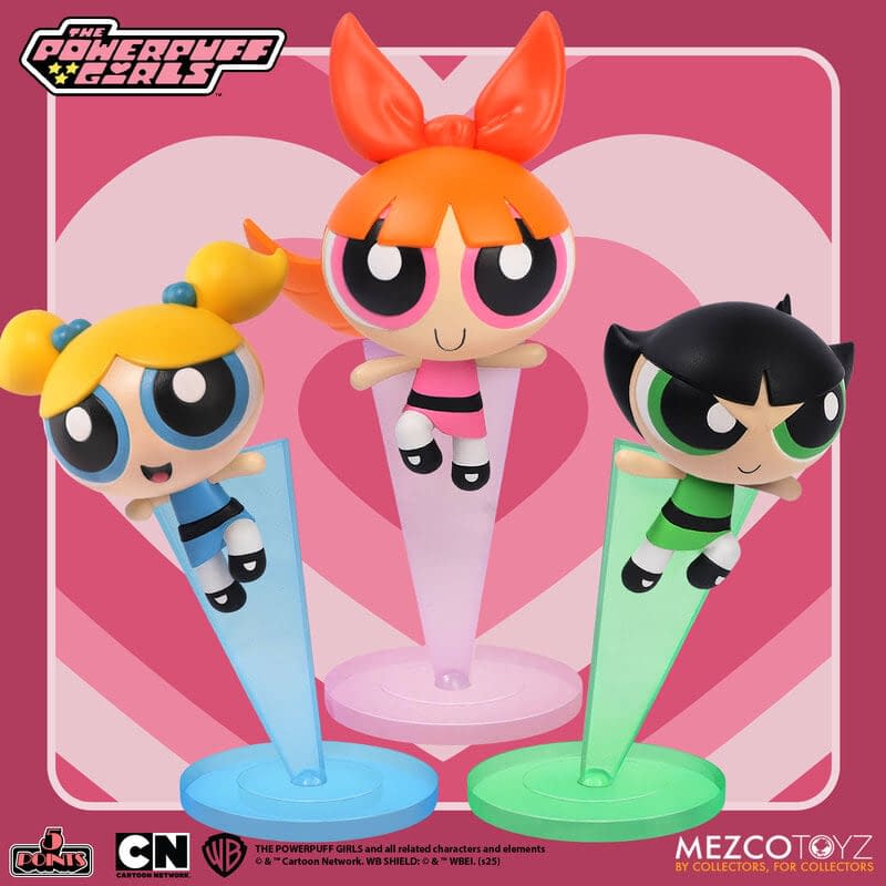 Mezco Toyz Brings Chemical X to 5 Points with the Powerpuff Girls