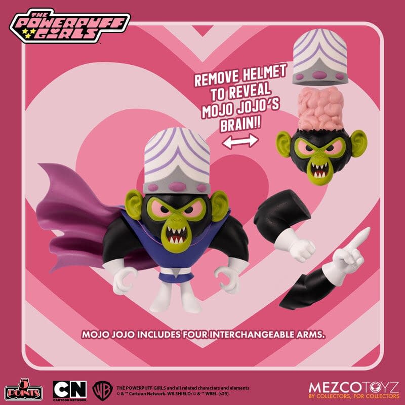 Mezco Toyz Brings Chemical X to 5 Points with the Powerpuff Girls