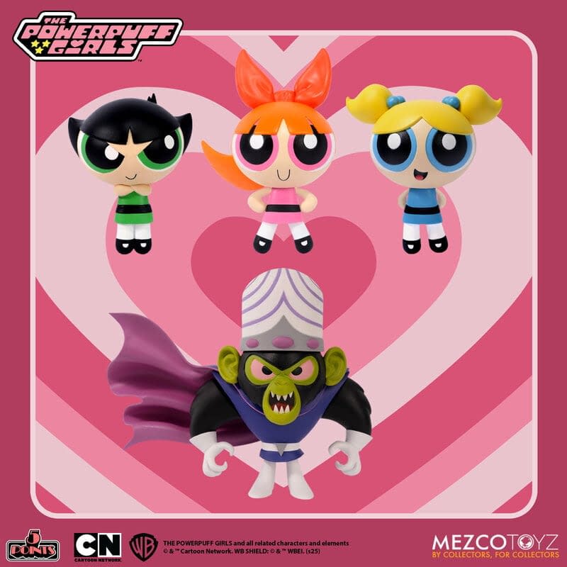 Mezco Toyz Brings Chemical X to 5 Points with the Powerpuff Girls