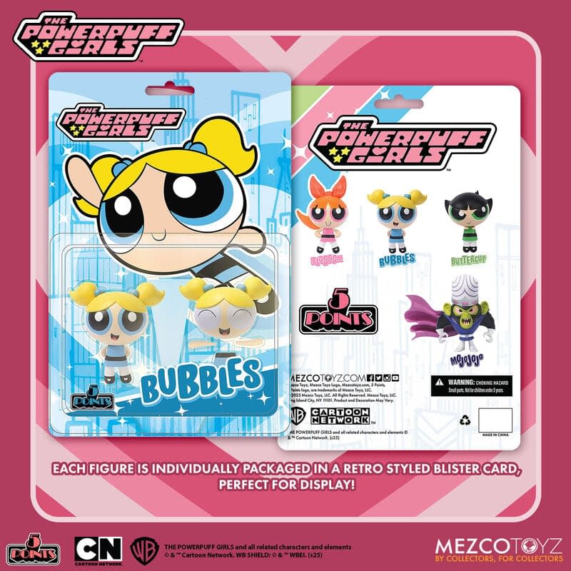 Mezco Toyz Brings Chemical X to 5 Points with the Powerpuff Girls