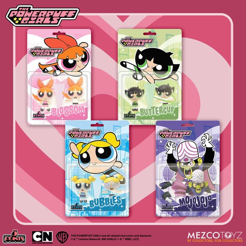 Mezco Toyz Brings Chemical X to 5 Points with the Powerpuff Girls