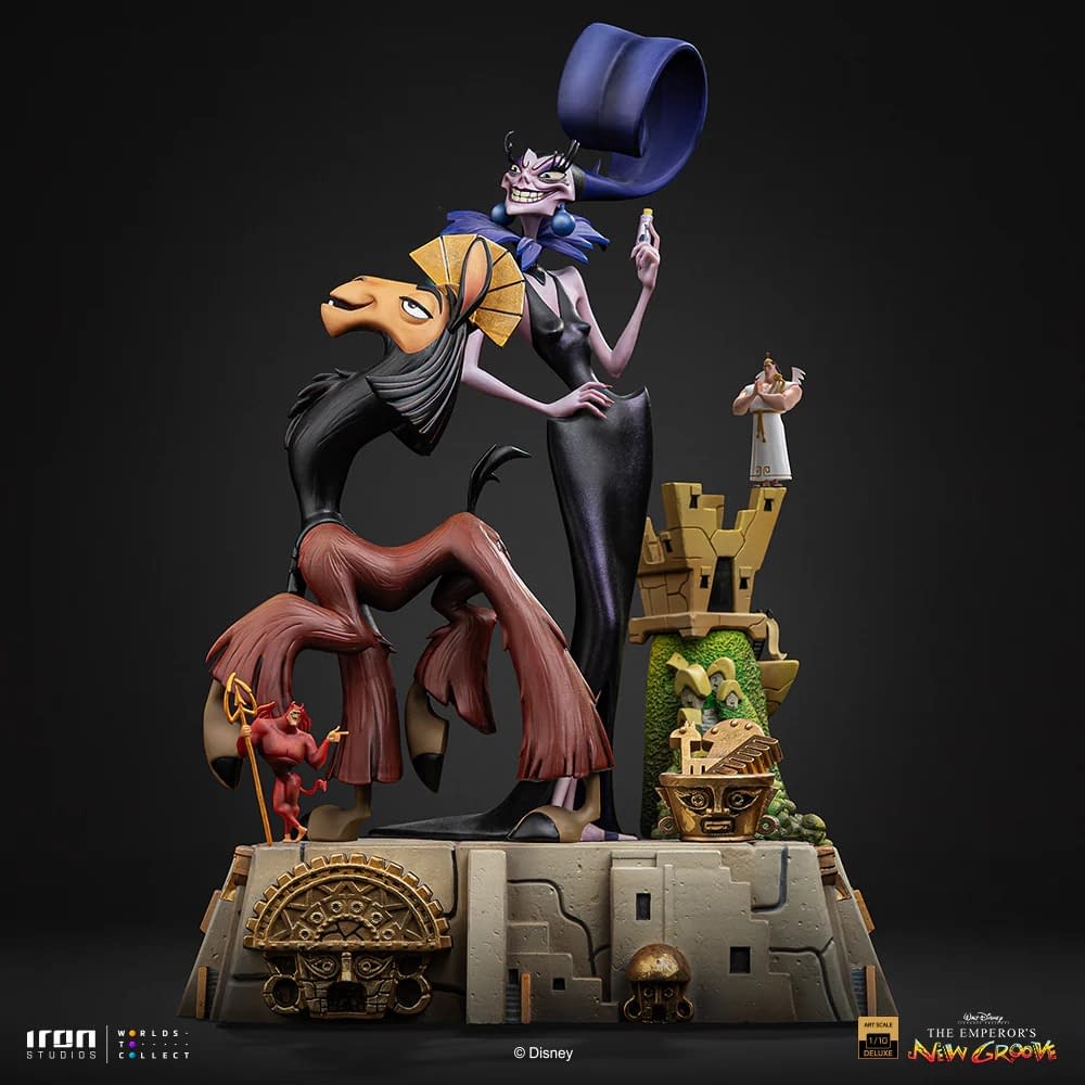 Iron Studios Reveals Deluxe 1/10 The Emperor's New Groove Statue