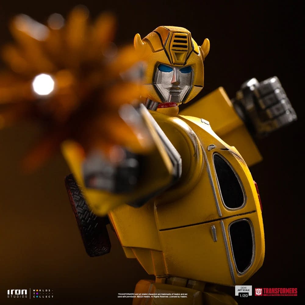 Transformers Bumblebee Roll Out with new 1/20 Iron Studio Statue