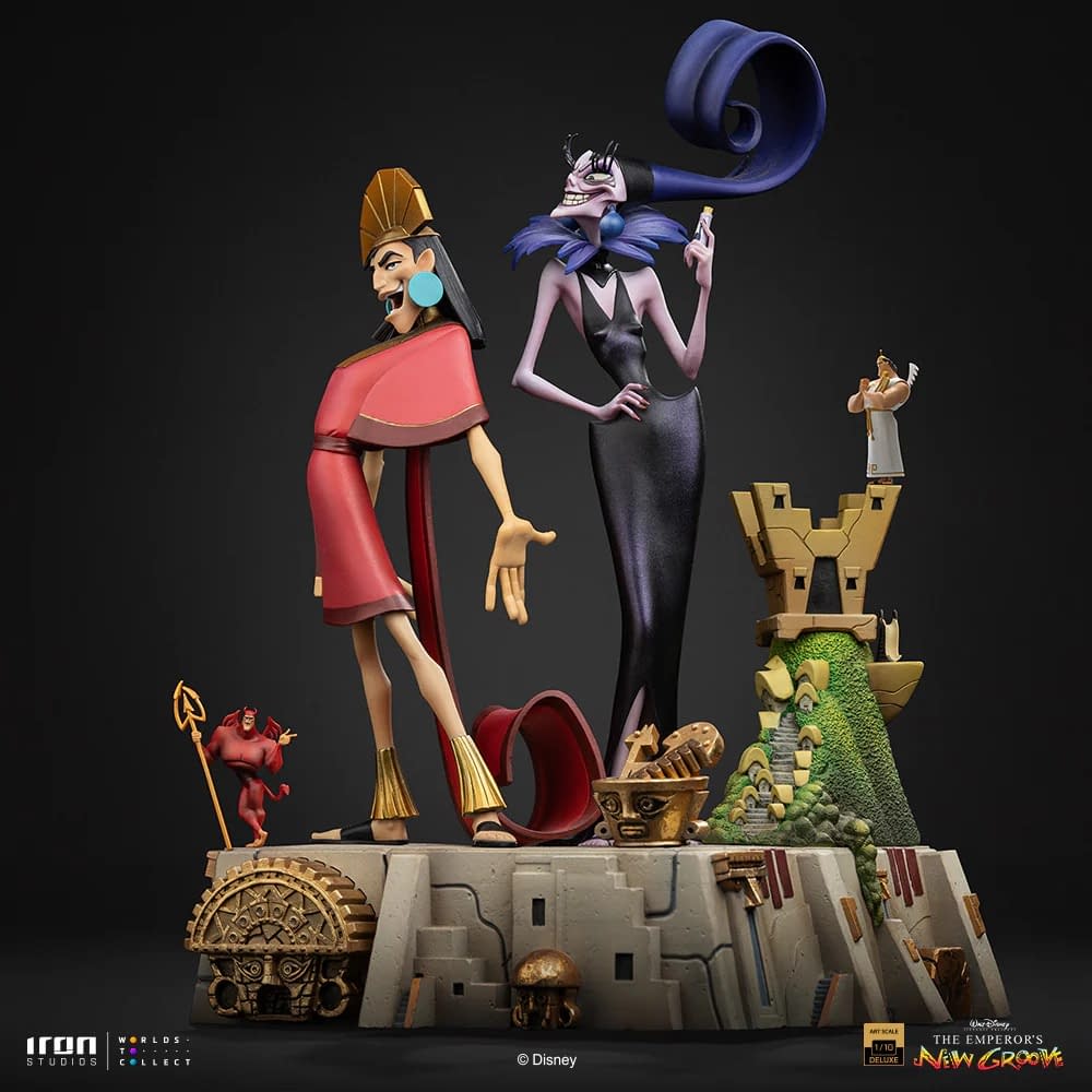 Iron Studios Reveals Deluxe 1/10 The Emperor's New Groove Statue