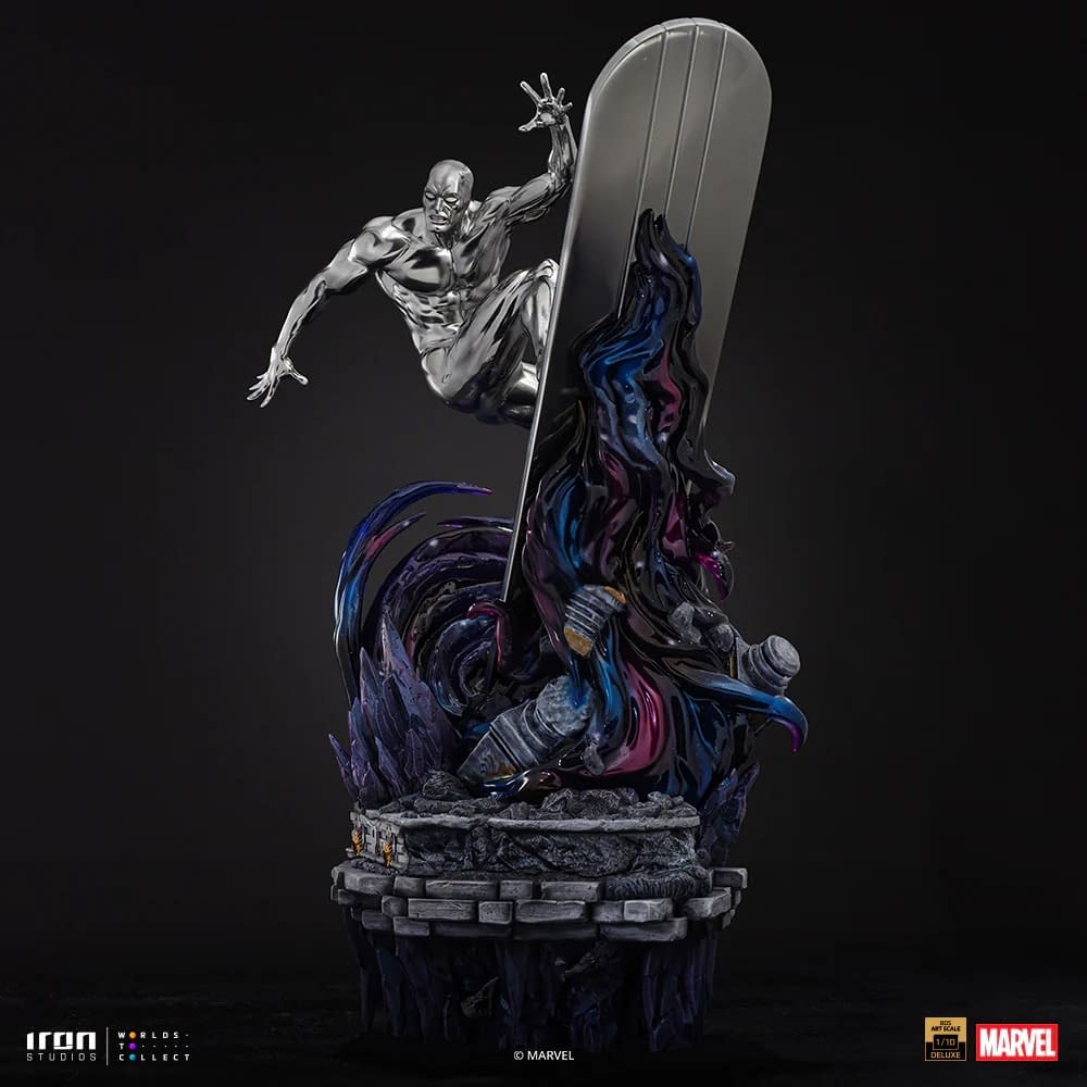 The Silver Surfer Takes Flight with New Iron Studios Marvel Statue