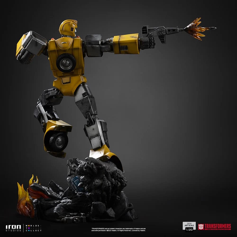 Transformers Bumblebee Roll Out with new 1/20 Iron Studio Statue