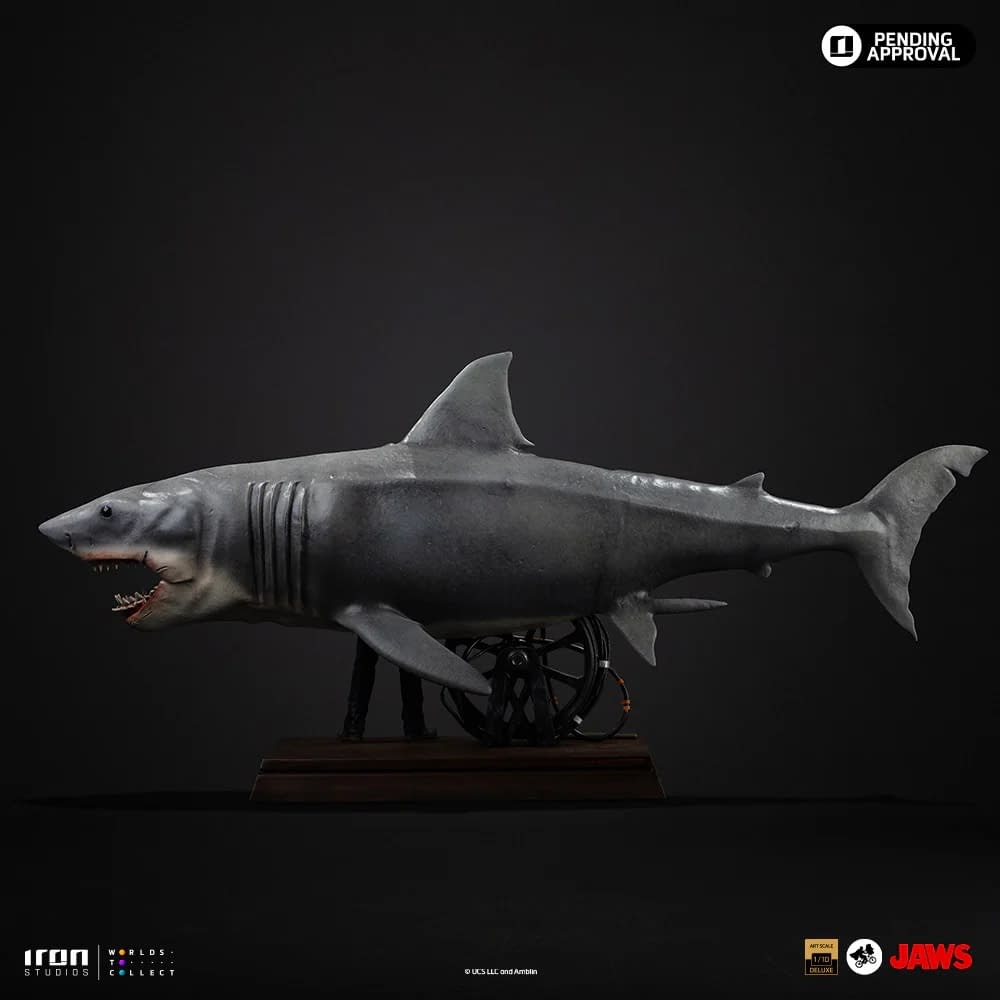 Jaws 50th Anniversary Arrives at Iron Studios with Steven Spielberg