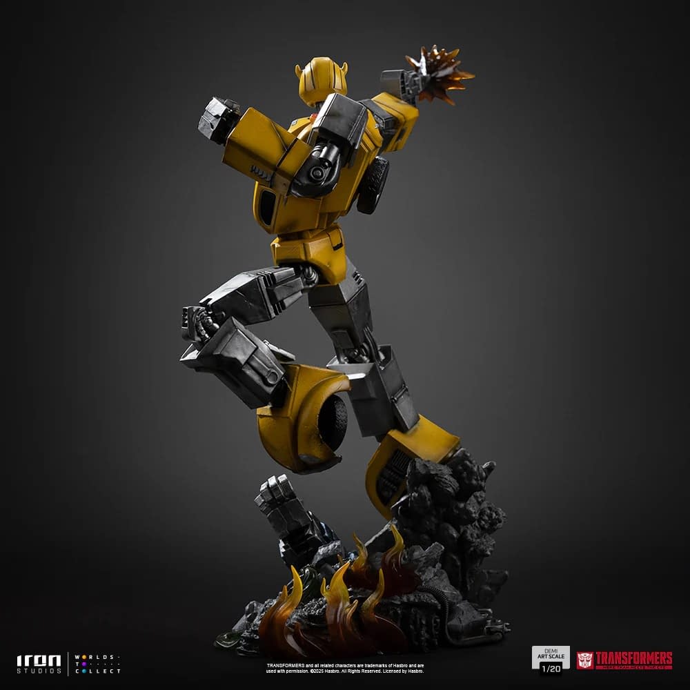 Transformers Bumblebee Roll Out with new 1/20 Iron Studio Statue